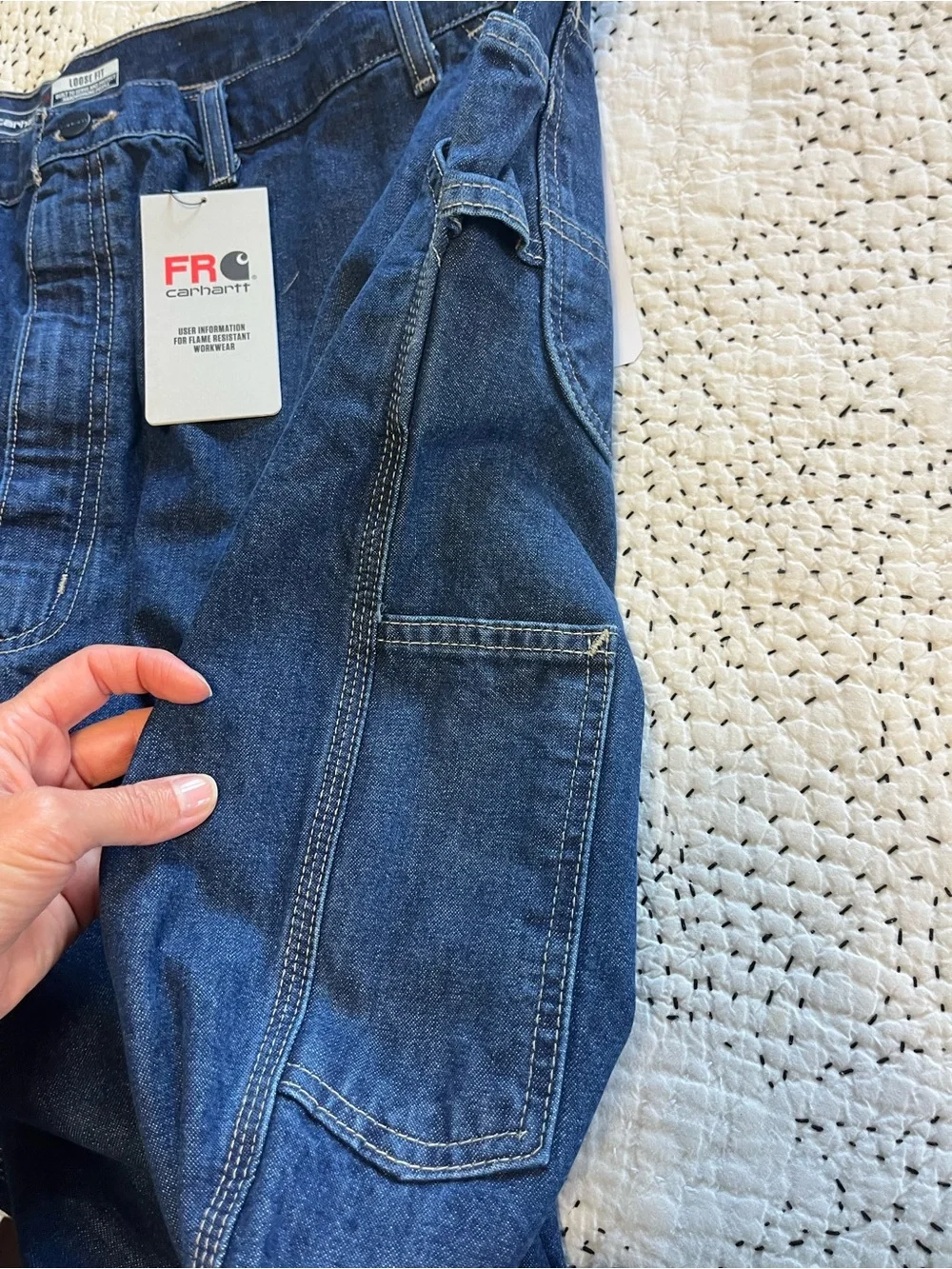 Carhartt Men’s Loose Fit Flame Resistant Utility Jeans FR Cat 2 50/34 NWT $109